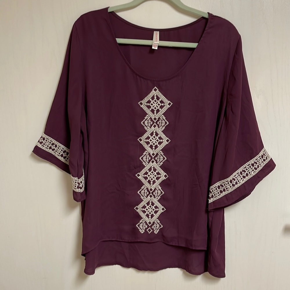 XXL purple blouse